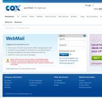 Cox webmail down - The latest reports from users having issues in San Diego come from postal codes 92101, 92105, 92102, 92114, 92115, 92110, 92139 and 92130. Cox Communications is an American company offering digital cable television, telecommunications and Home Automation services in the United States. Cox residential services include cable TV, DVR, On …